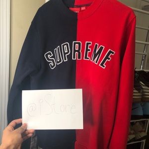 Supreme Half And Half Crewneck *VERIFIED SELLER*